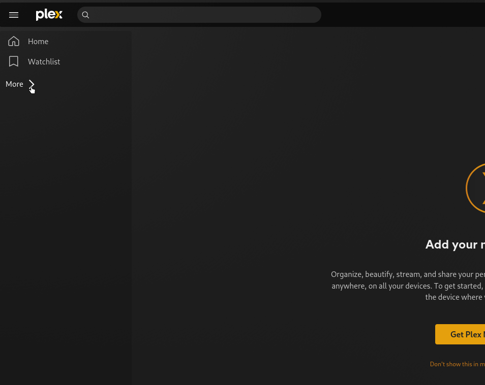 Open More to see all libraries screenshot